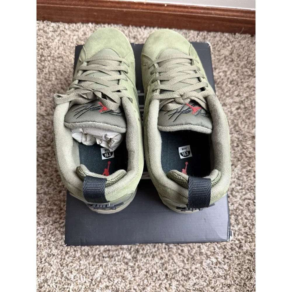 Nike‎ Air Jordan MVP 92 Medium Olive Green Khaki Black HQ3950-201 sz 10 Men's